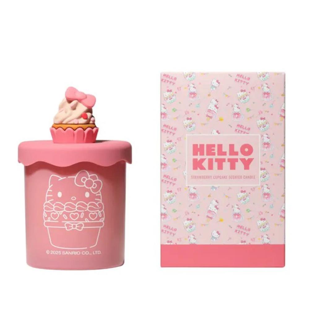 Hello Kitty Strawberry Cupcake Candle Extra Image 1